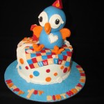 "Hoot" cake (1st birthday)