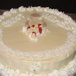 Bridal Shower cake (side view)