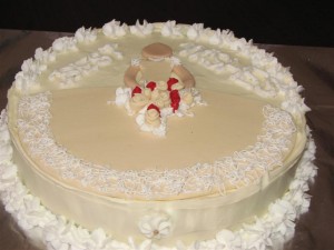 Bridal Shower cake (side view)