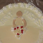 Bridal shower cake (top view)