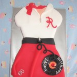 60s Rock 'n' Roll birthday cake