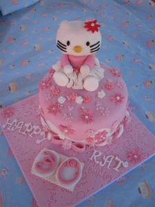 Hello Kitty birthday cake