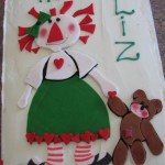 Raggedy Doll and Teddy birthday cake