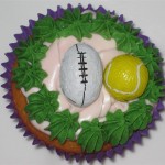 sports themed cupcakes