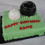 Lawn bowls cake