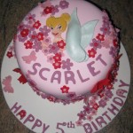 Tinkerbell birthday cake