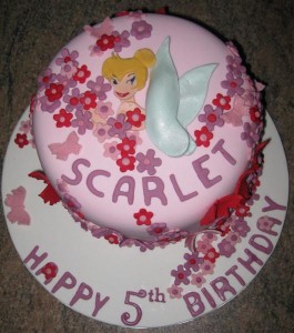 Tinkerbell birthday cake