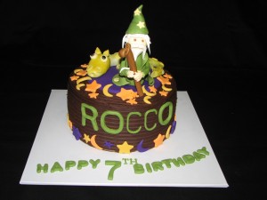 Dragon and Wizardry cake