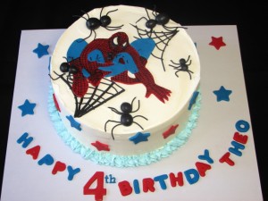 Spiderman cake