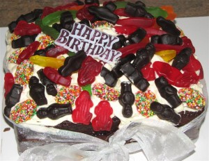 "Lots of Lollies" Birthday cake