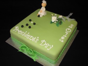 Lawn Bowls cake