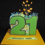 21st cake