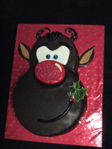 "Ruldoph" christmas cake